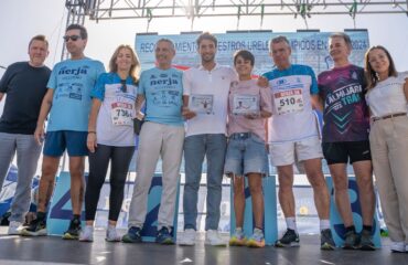 Los atletas olímpicos María Pérez y Alejandro González, homenajeados en la Carrera Urbana de la Feria y Trofeo de Marcha